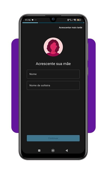 Criador de árvore genealógica pelo celular fácil de usar 4 Criador de árvore genealógica