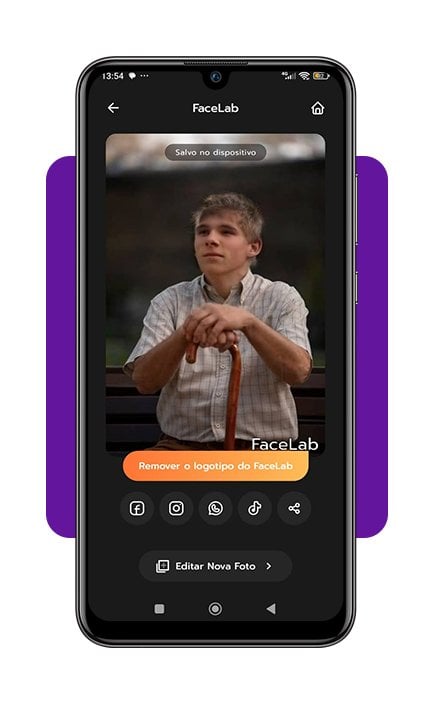 Simule seu rosto jovem na foto com este app gratuito 4 Rosto jovem na foto