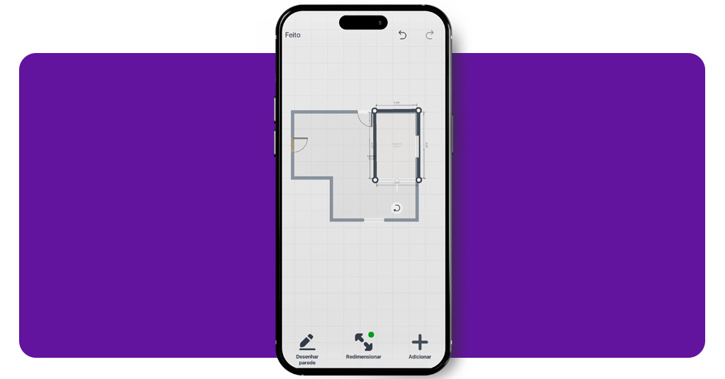 App para criar planta de casa