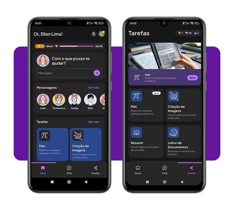 Assistentes virtuais no celular