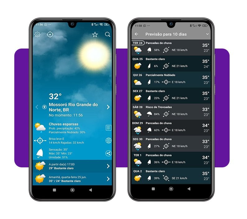 Tempo Brasil: app para saber o clima na sua cidade 5 Saber o clima