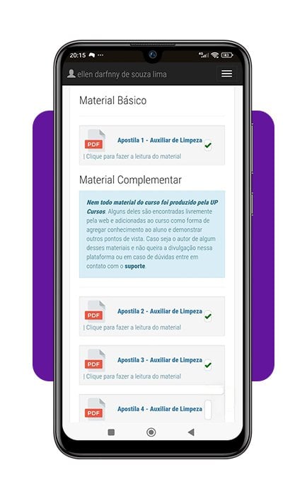 Curso de Auxiliar de Limpeza: matrícula e aulas online 4 Curso de Auxiliar de Limpeza