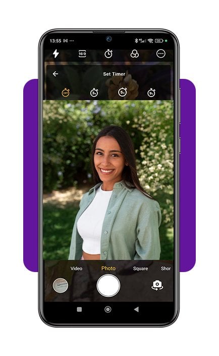 App de câmera HD para Android
