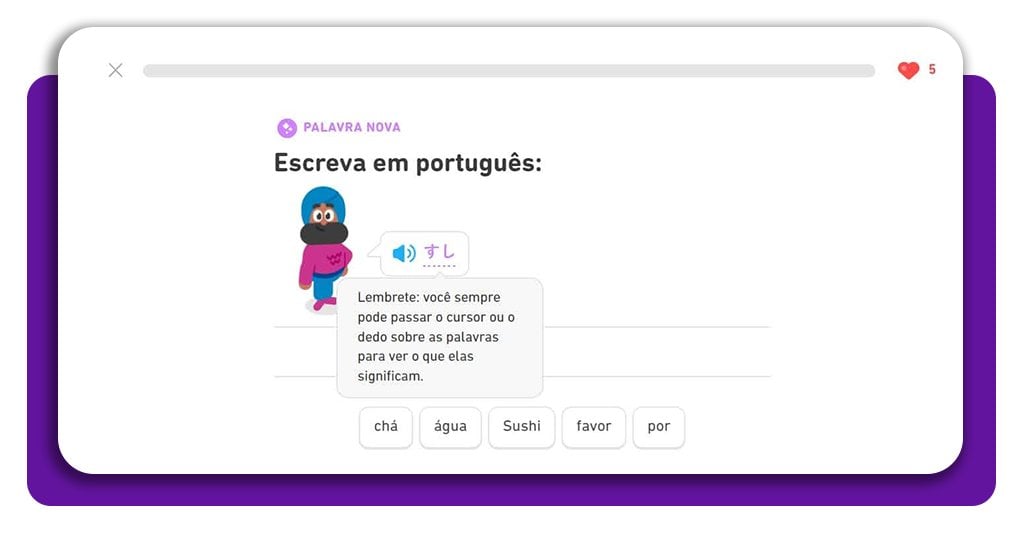 Veja como começar um curso de japonês no Duolingo (grátis) 6 Curso de japonês no Duolingo