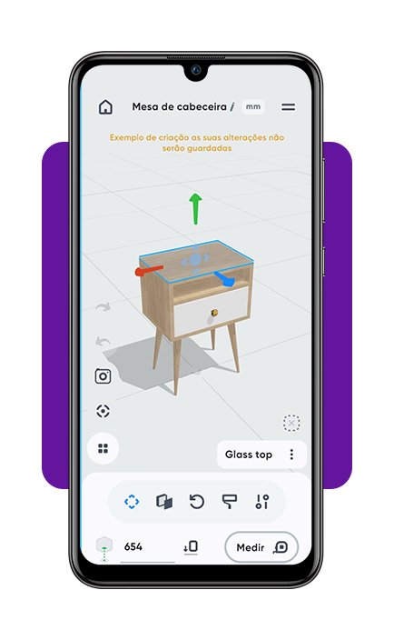 Desenhar móveis planejados no celular