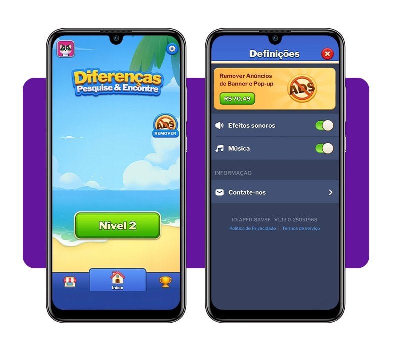 Jogo de encontrar as diferenças