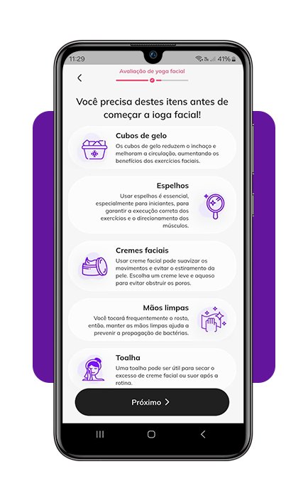 Exercícios de ioga facial