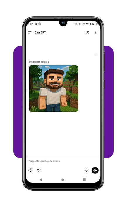 Saiba como virar um personagem do Minecraft com o ChatGPT 6 Personagem do Minecraft