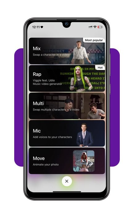 Faça divertidas animações com IA grátis com o Viggle 7 Animações com IA grátis