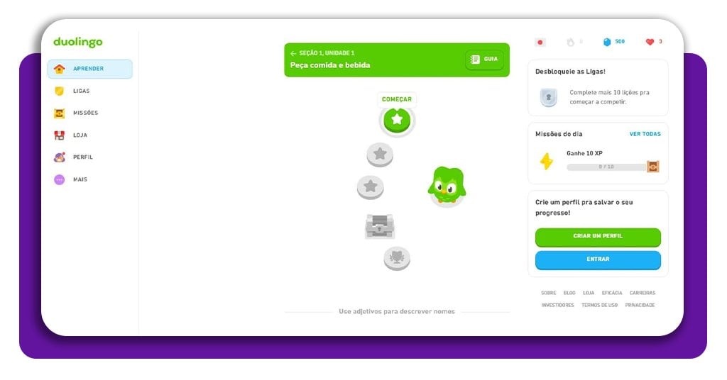 Veja como começar um curso de japonês no Duolingo (grátis) 7 Curso de japonês no Duolingo