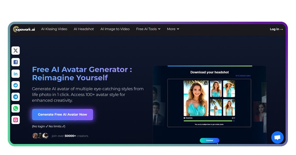 Sites para criar uma foto profissional em segundos com a IA 2 Criar uma foto profissional