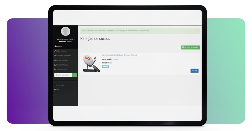 Curso para Instalação de Antenas Digitais online para iniciantes 3 Curso para Instalação de Antenas Digitais
