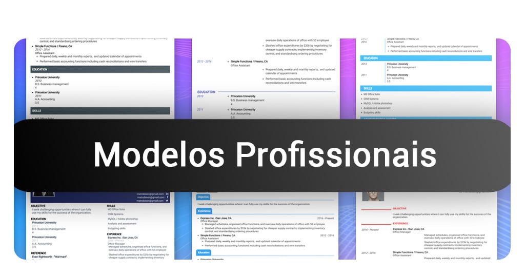 500 modelos de currículo para editar facilmente no celular 2 Modelos de currículo para editar