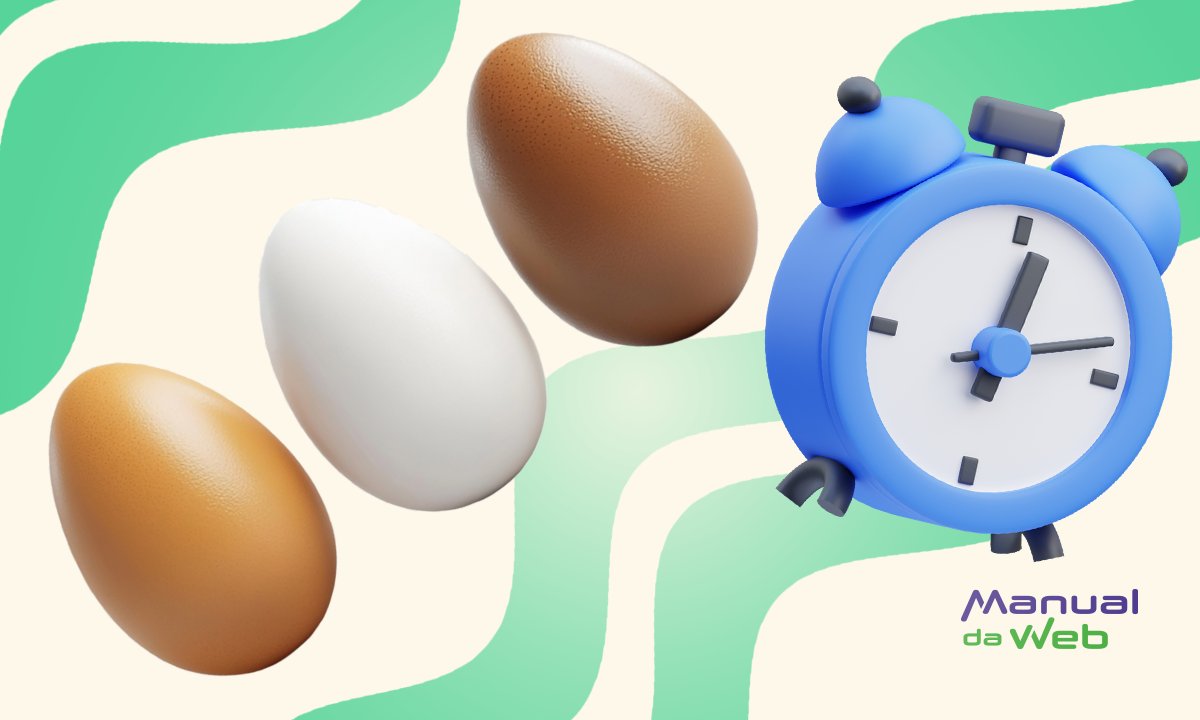App que mostra quantos minutos para cozinhar um ovo