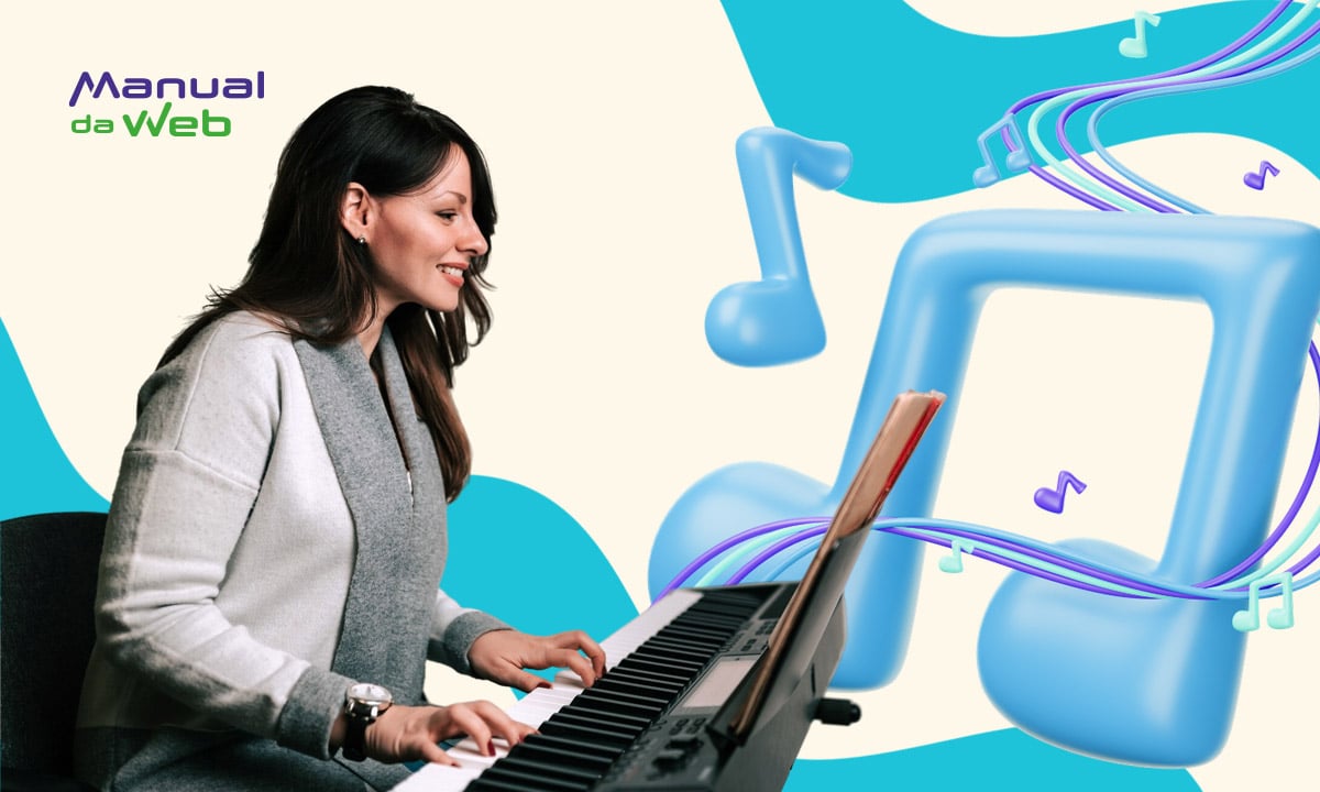 Aprenda acordes de teclado e piano 100% grátis pelo celular