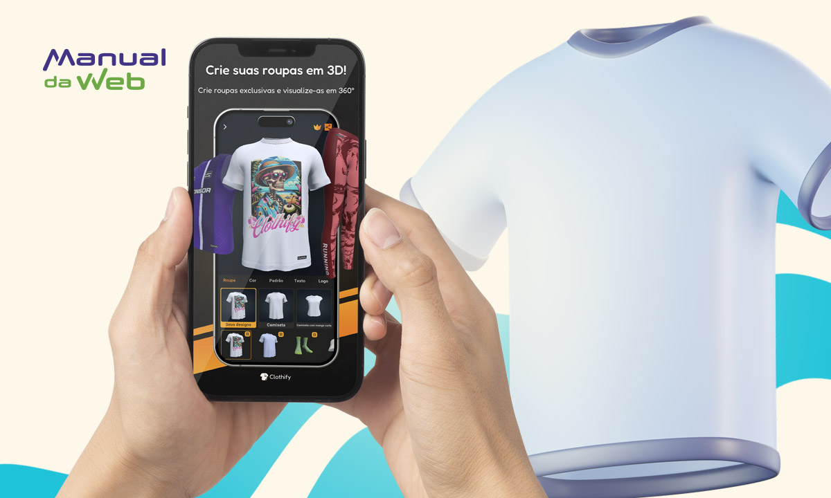 Aplicativo para criar camisetas estampadas online grátis