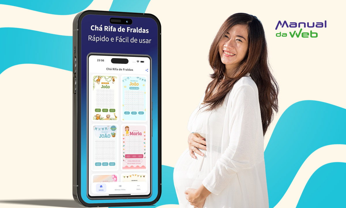 Modelos personalizáveis gratuitos de chá rifa de fralda
