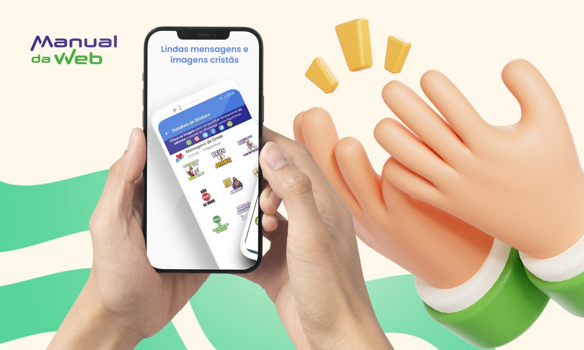 Aplicativo para instalar figurinhas religiosas de graça no celular