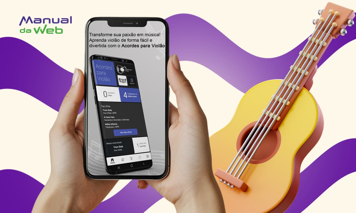 Melhor aplicativo para aprender músicas gospel no violão