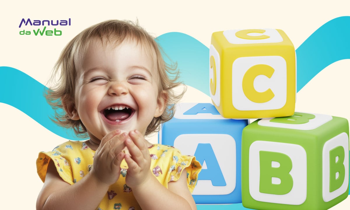 Jogo educativo para estimular as primeiras palavras do bebê