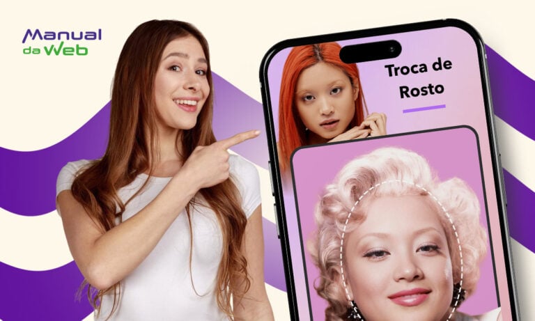 Trocar de rosto na foto