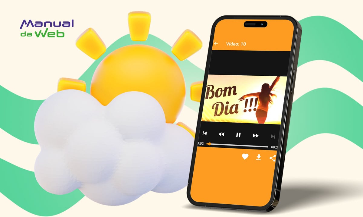 Como enviar lindos vídeos de bom dia no seu WhatsApp