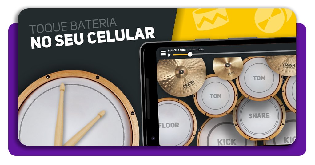 Simule como tocar bateria de forma realista pelo smartphone 2 Como tocar bateria