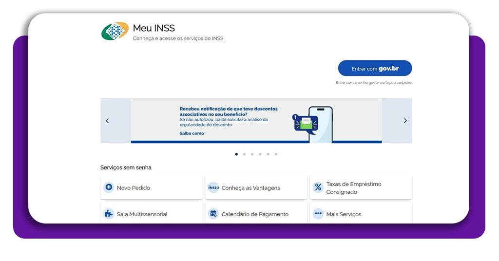 Consultar pagamentos do INSS