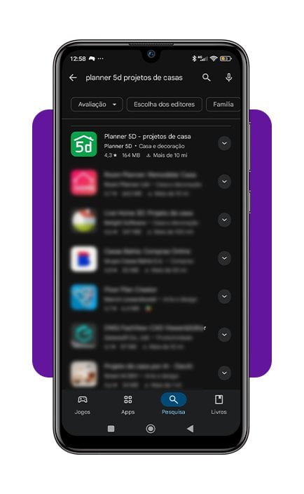 Decorar a casa pelo celular