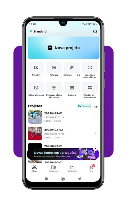 App gratuito para fazer vídeo com foto e música: teste já 2 Fazer vídeo com foto e música
