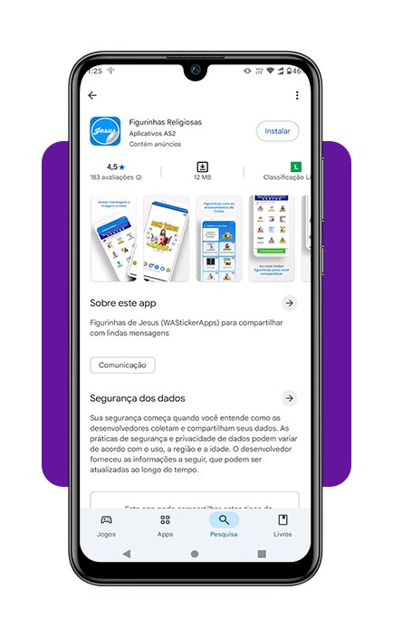 Aplicativo para instalar figurinhas religiosas de graça no celular 2 Figurinhas religiosas