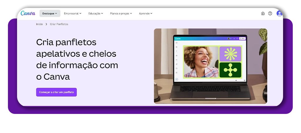 Panfletos prontos para editar