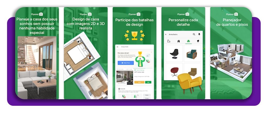 Aplicativo para projetar móveis em 3D online gratuitamente 2 Aplicativo para projetar móveis em 3D