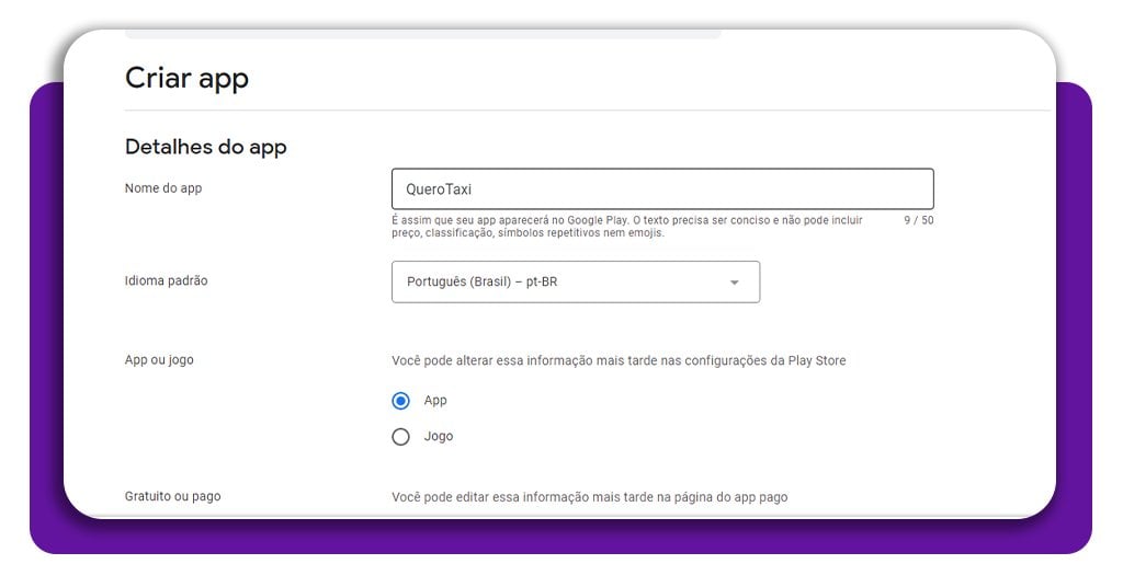 Como publicar um aplicativo