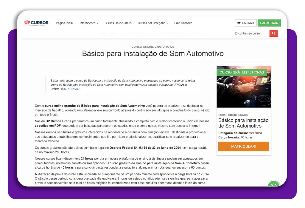 Curso para Instalação de Som Automotivo