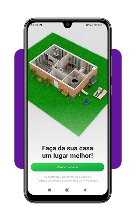 Decorar a casa pelo celular