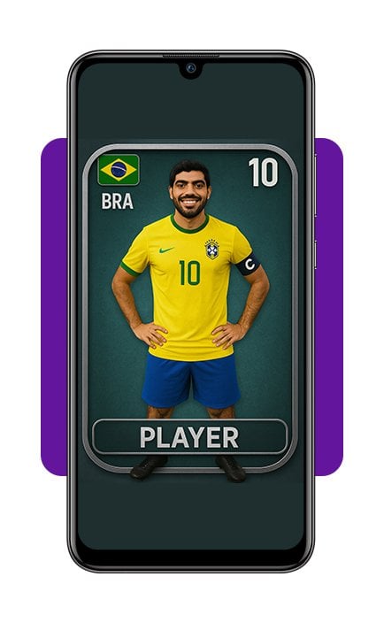 Transforme-se em um jogador de futebol com a IA neste app 3 Jogador de futebol com a IA