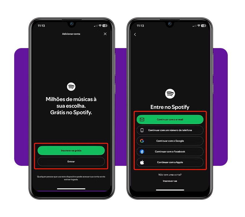 Ouvir músicas antigas no celular