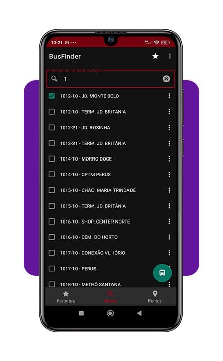 BusFinder: aplicativo para rastrear ônibus em São Paulo na hora 3 Rastrear ônibus em São Paulo