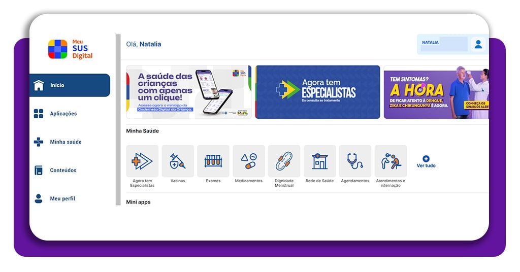 Agendar consultas no SUS