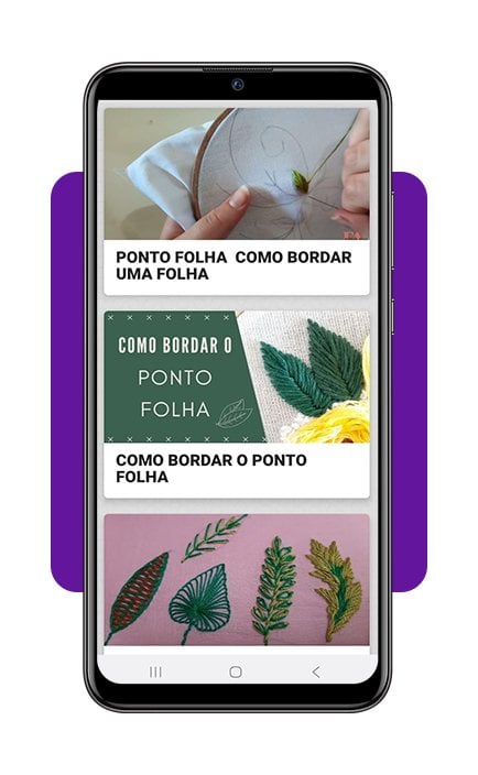 Aprender pontos de bordado