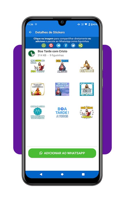Aplicativo para instalar figurinhas religiosas de graça no celular 4 Figurinhas religiosas