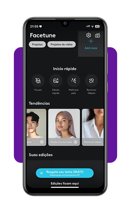 Mudar a cor do cabelo em fotos