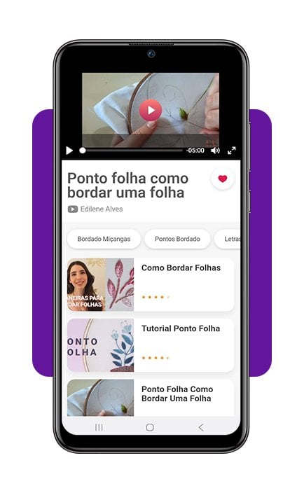 Aprender pontos de bordado