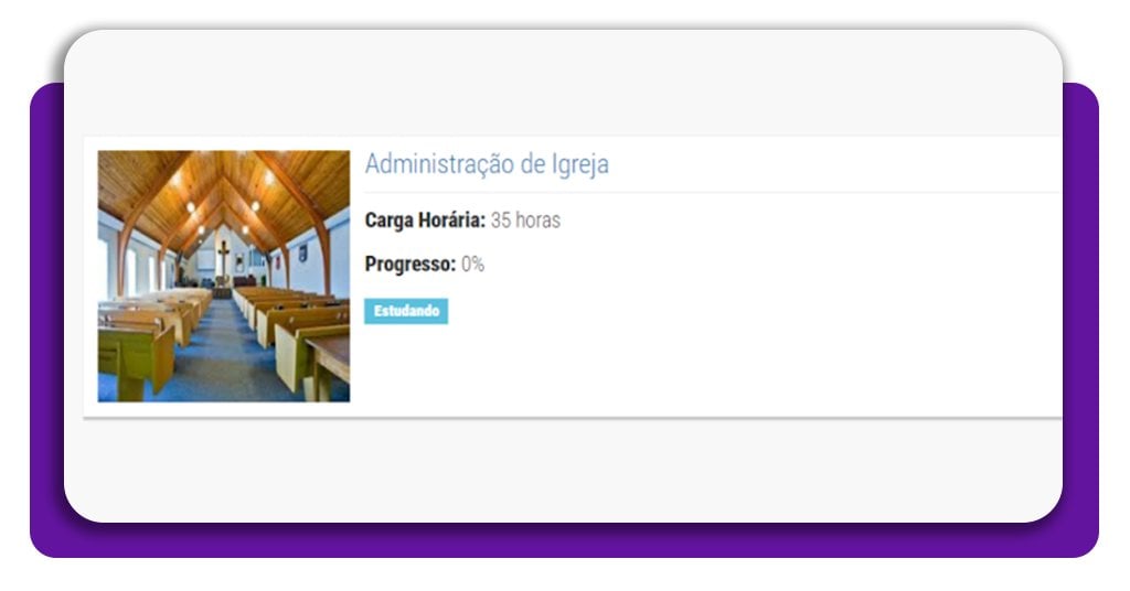 Curso de Administração de Igreja