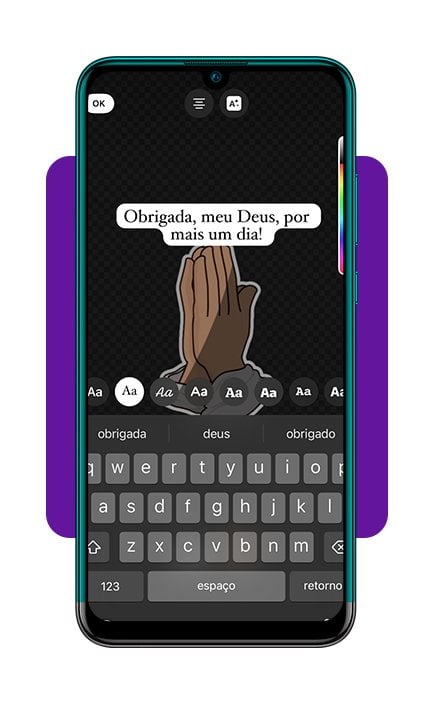 Figurinhas de bom dia com Deus