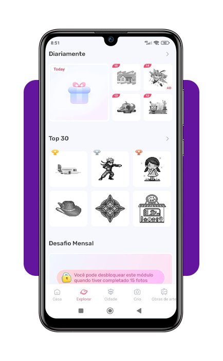 Baixe grátis esse jogo de colorir por número e divirta-se 5 Jogo de colorir por número