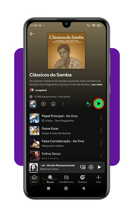 Ouvir músicas antigas no celular