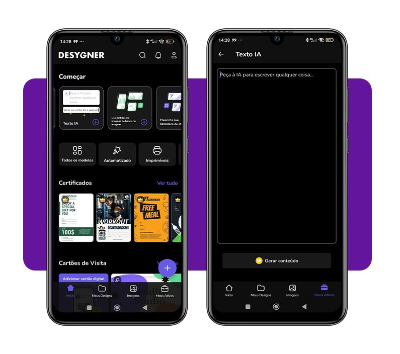 App de design gráfico