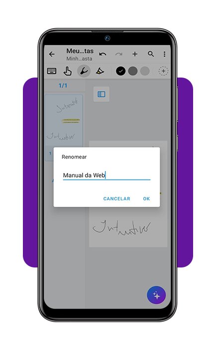 Caderno digital para estudantes